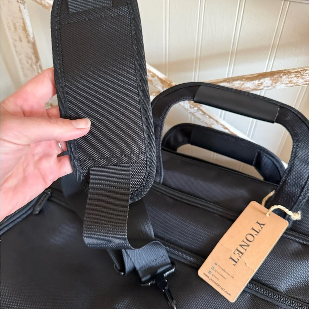 Ytonet 17” Laptop Bag Travel Briefcase with Organizer Expandable NWT